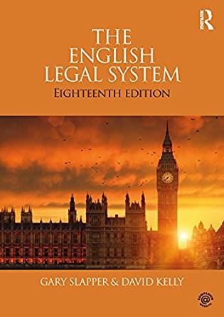 The English Legal System: 2015-2016